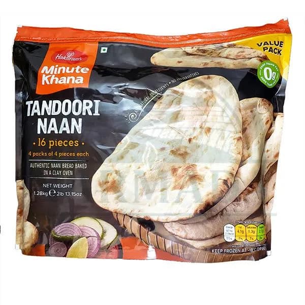 Haldiram'S Tandoori Naan 16pcs