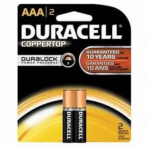 Duracell Aaa Batteries 2pcs
