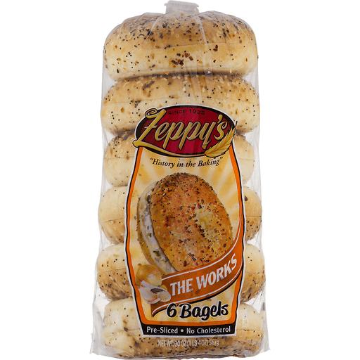 Zeppy's The Works Bagels 6pcs