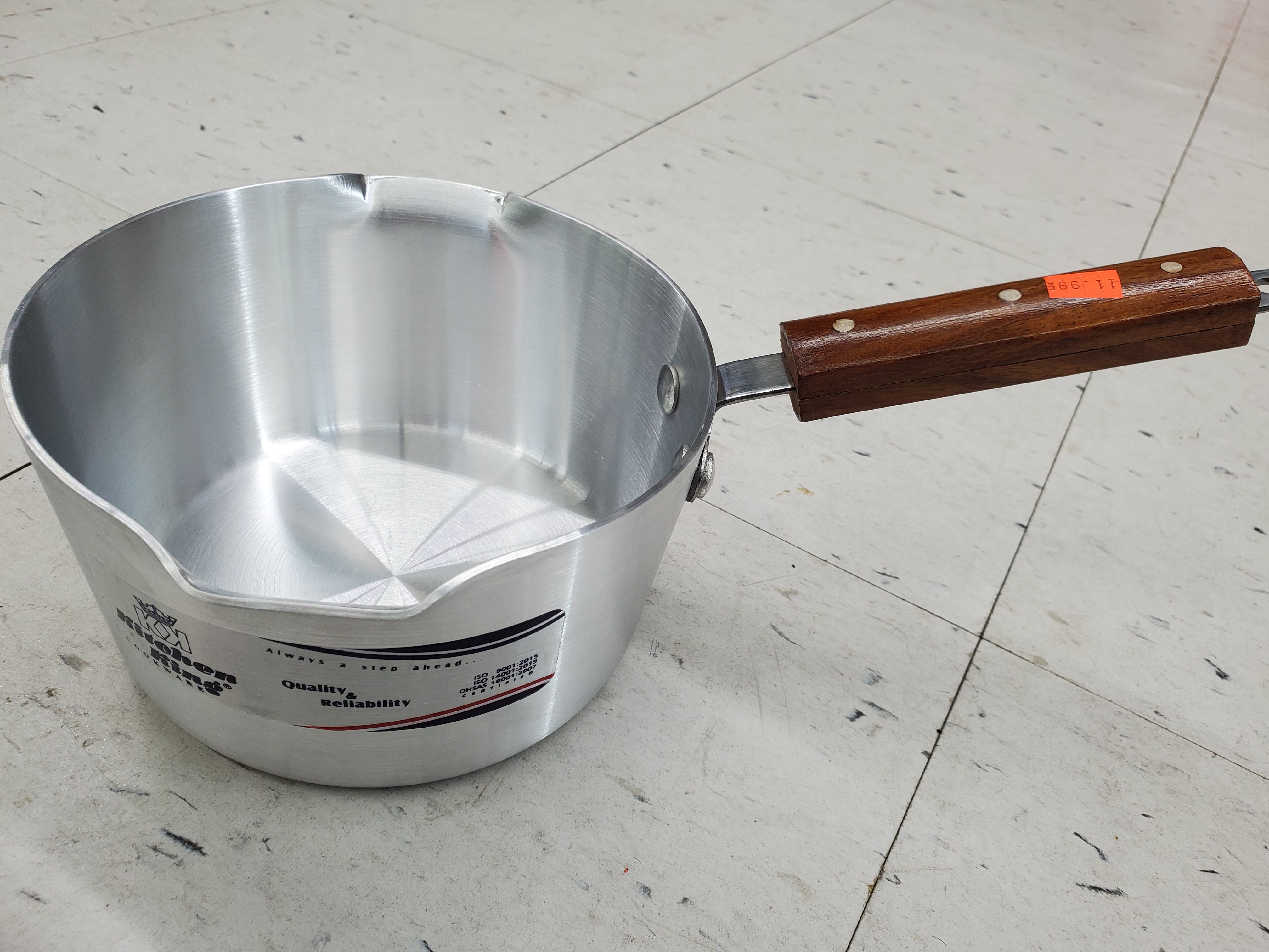 KIAM ALUMINIUM MILK PAN (18 CM)