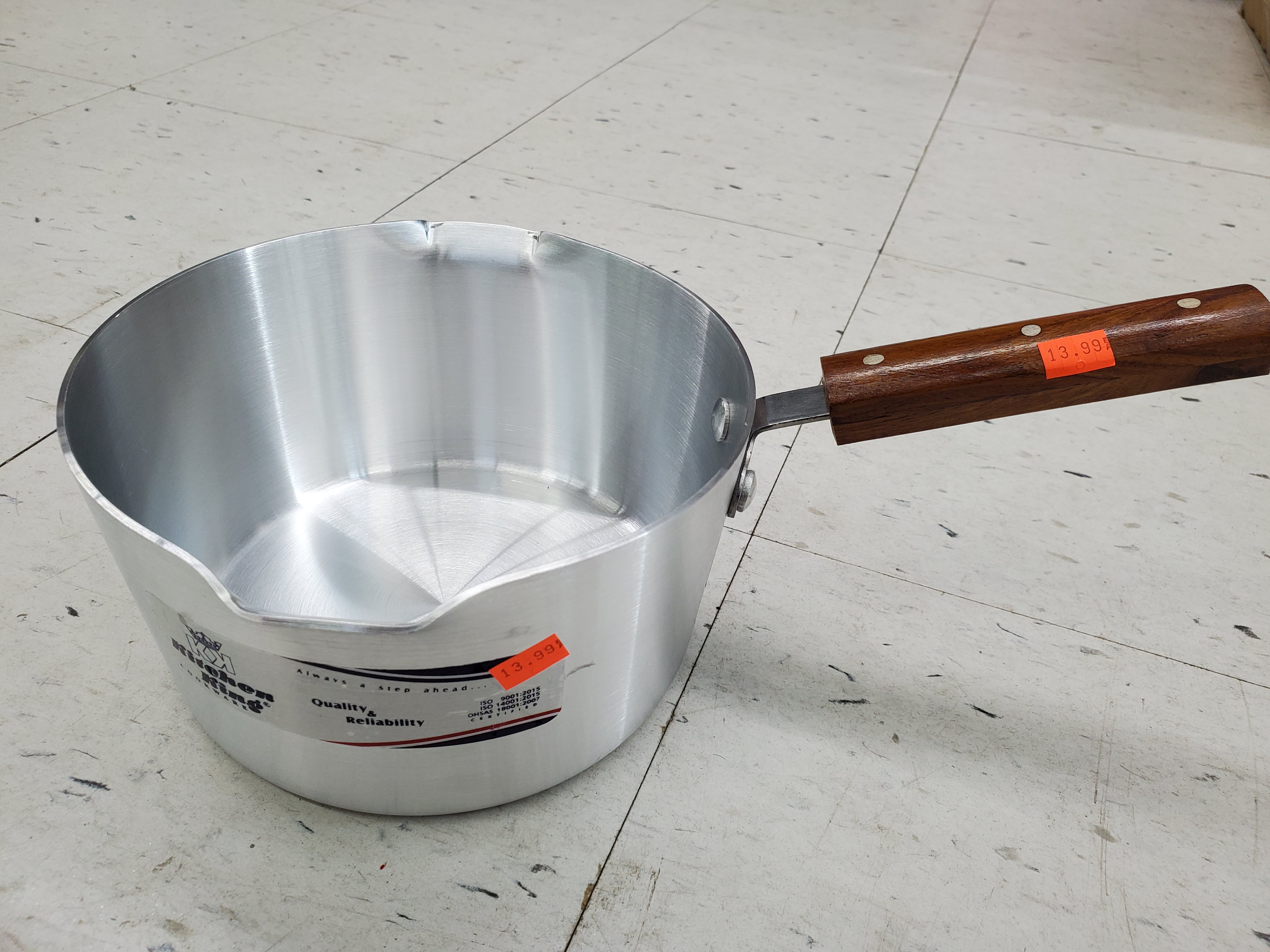 KIAM ALUMINIUM MILK PAN (20 CM)