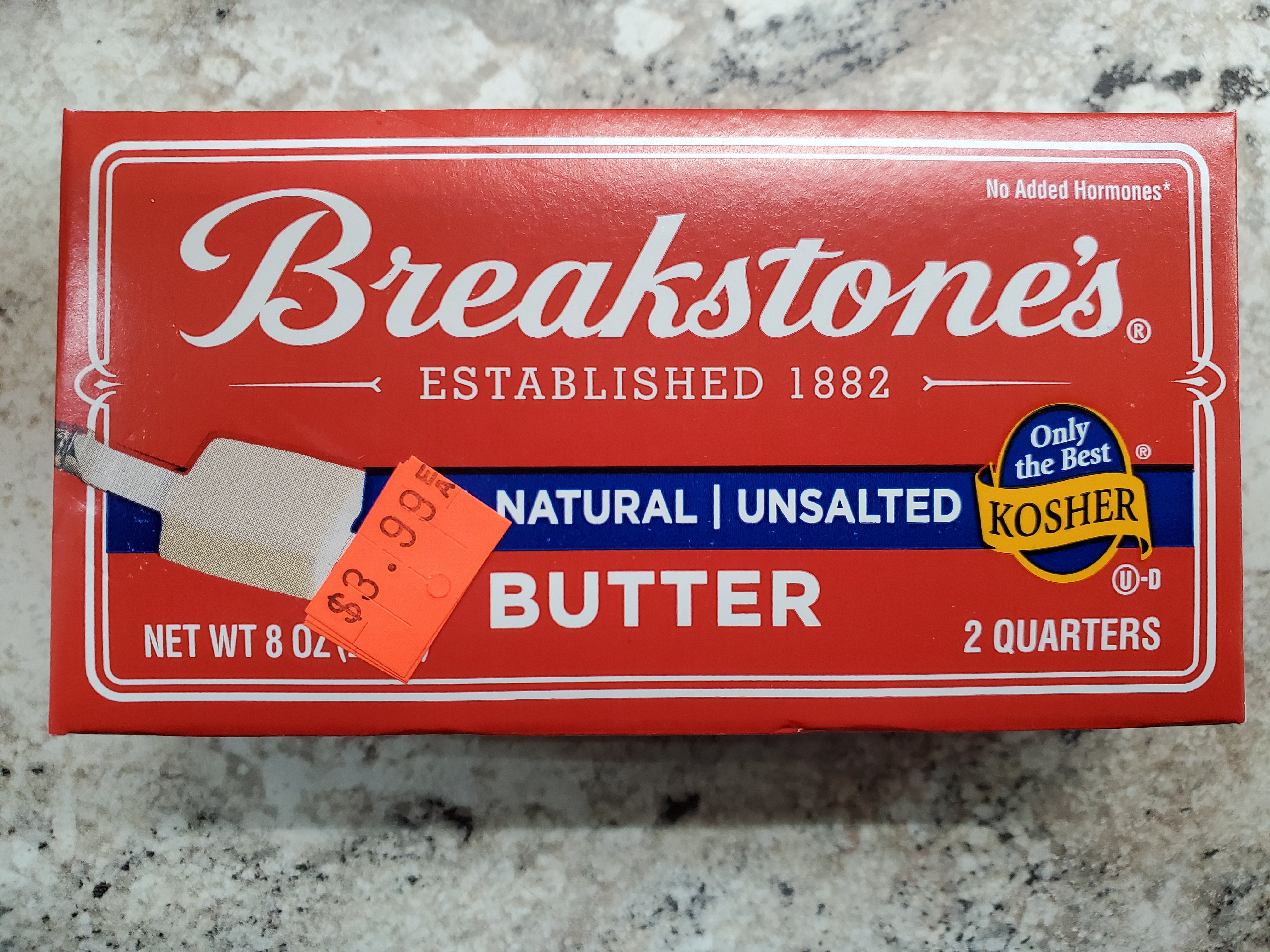 BREAKSTONE'S BUTTER UNSALTED