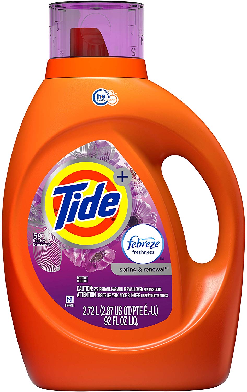 Tide Plus Febreze Freshness 2.72L 90FL OZ