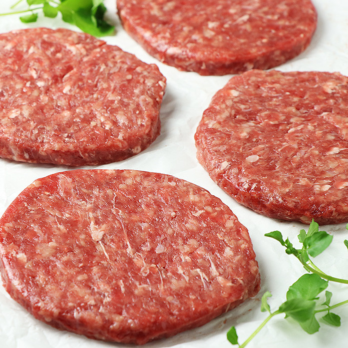 RAW Beef Burger Patty (Unsalted)