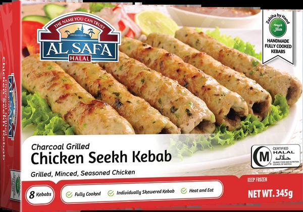 AL-SAFA CHICKEN SHEEK KABAB  345g