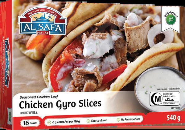 AL-SAFA CHICKEN GYRO SLICES