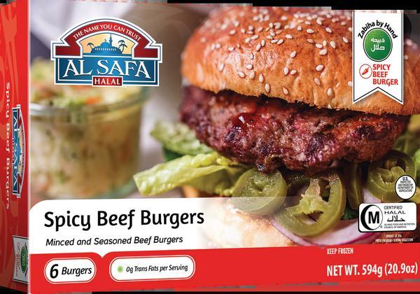 AL-SAFA SPICY BEEF PATTIES 6pcs