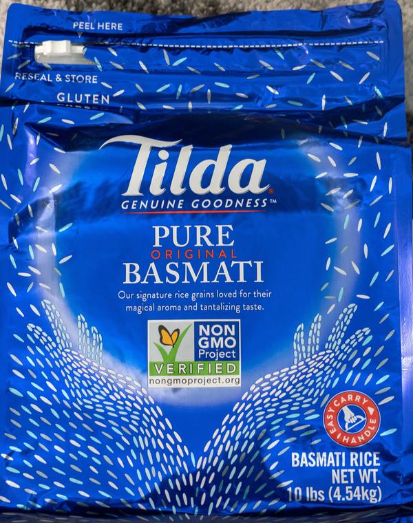 Tilda Basmati Rice 10lb