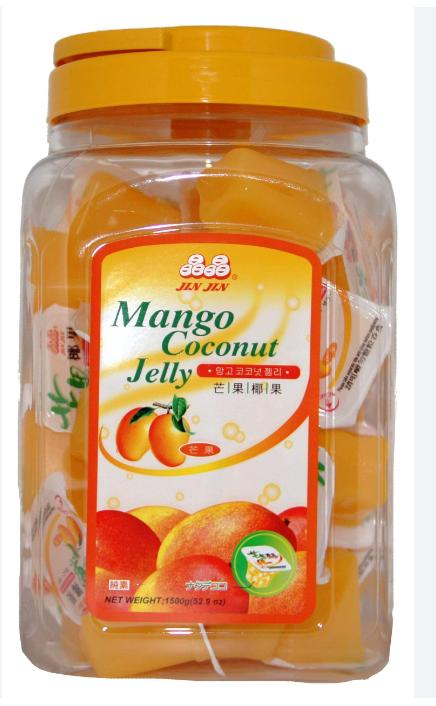 Mango Coconut Jelly Snacks