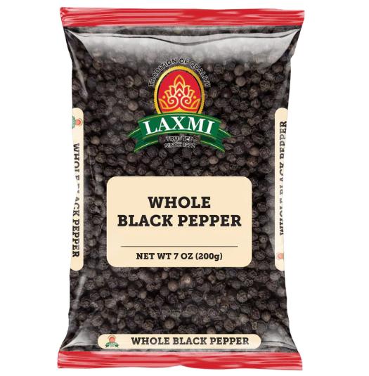 LAXMI BLACK PEPPER WHOLE (7 OZ)