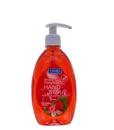 Lucky Liquid Soap, Strawberries 14oz