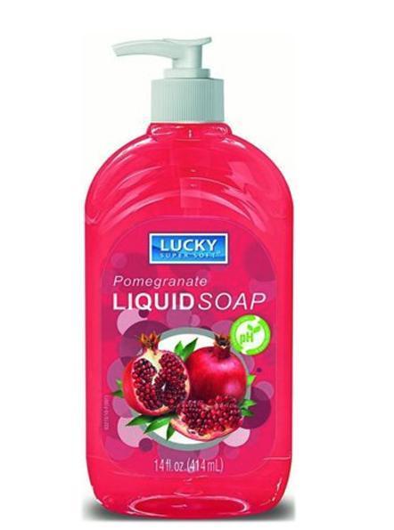 Lucky Liquid Soap, Pomegranate 14oz