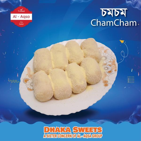 DHAKA SWEETS SADA CHAMCHAM