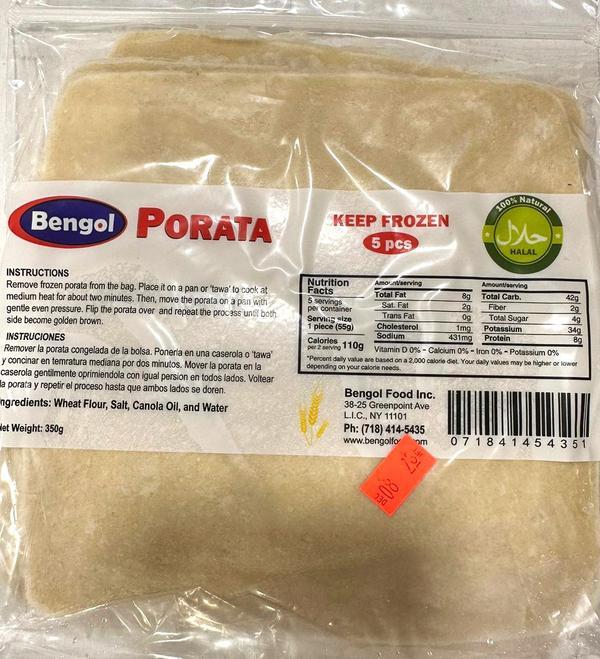 BENGOL POROTA 5pcs