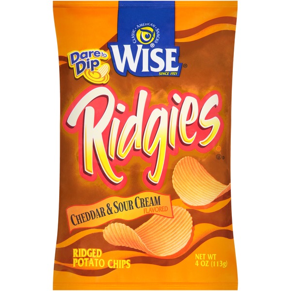 Wise Ridgies Cheddar & Sour Cream