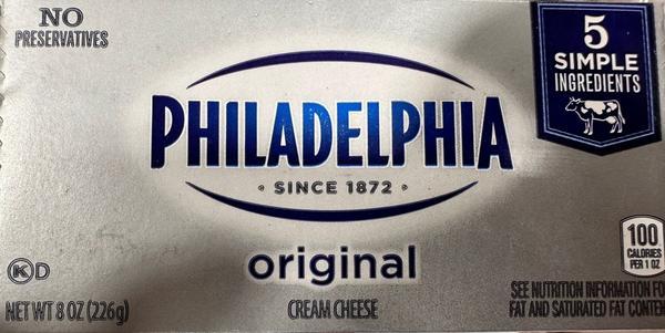 PHILADELPHIA CREAM CHEESE (1 LB)