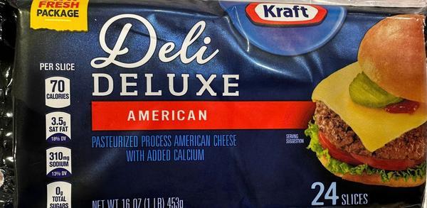 Kraft Deli Deluxe American Cheese Slices