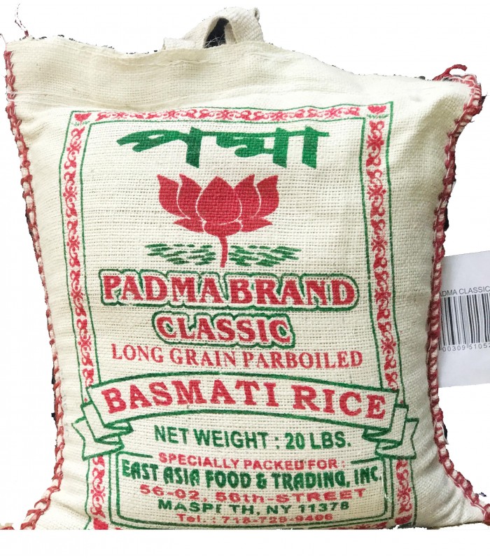 Padma Basmoti Parboiled 20lbs