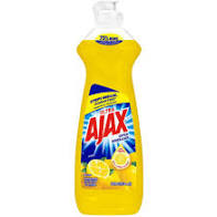 AJAX SUPER DEGREASER LEMON DISH LIQUID 14 FL OZ