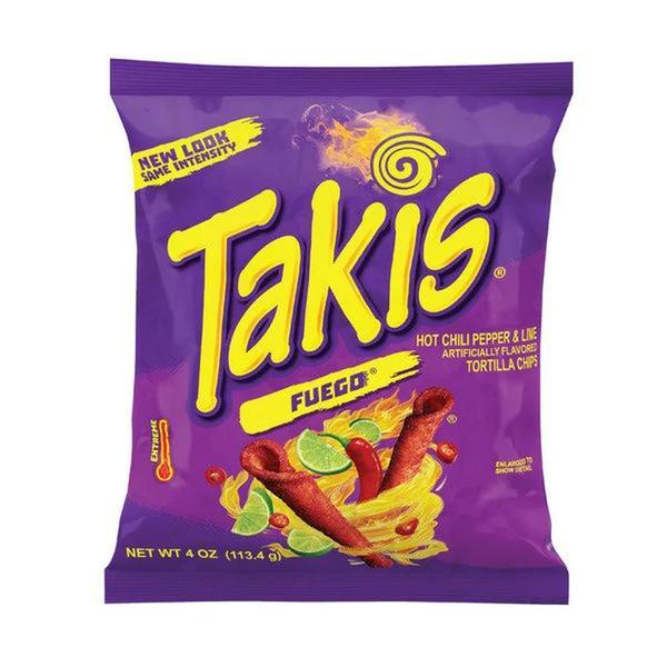 TAKIS HOT CHILI PEPPER&LIME TORTILLA CHIPS 280.7G