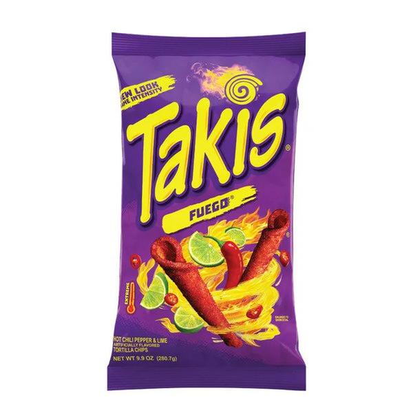 Takis Fuego Hot Chili Pepper & Lime Chips 9.9oz