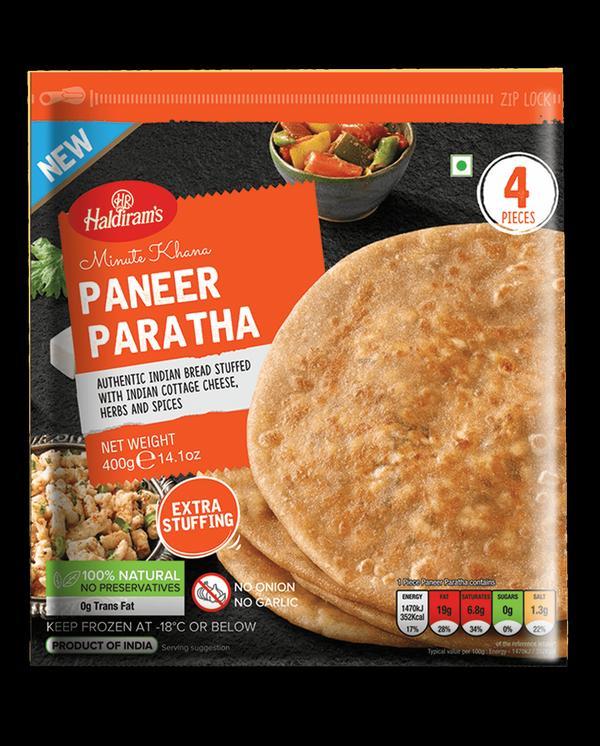 HALDIRAM'S PANEER PARATHA  6pcs