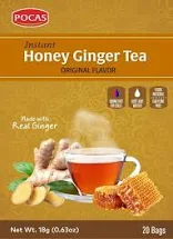 POCAS HONEY GINGER TEA 20BAGS